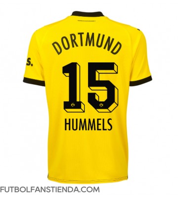 Borussia Dortmund Mats Hummels #15 Primera Equipación Mujer 2023-24 Manga Corta